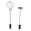 Mini agitateur 3 modes 1200 mAh en acier inoxydable 4