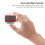 Podomètre à clip rouge avec écran LCD, compteur de pas 11