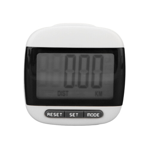 Podomètre noir à clip LCD – compteur de pas 1