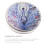 Tamburo sciamano siberiano 25x6 cm 180 g multicolore 3