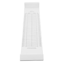 Tapis de mesure pour bébé blanc ABS+PVC pliable