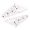 Righello per quilting con scanalatura a 22,5 8 piedi trasparente 5