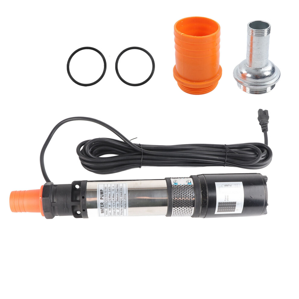 Dc 12V Solar Water Pump Copper Wire Motor High Lift Stainless Steel Submersible Well Pump 180W 4631321564795