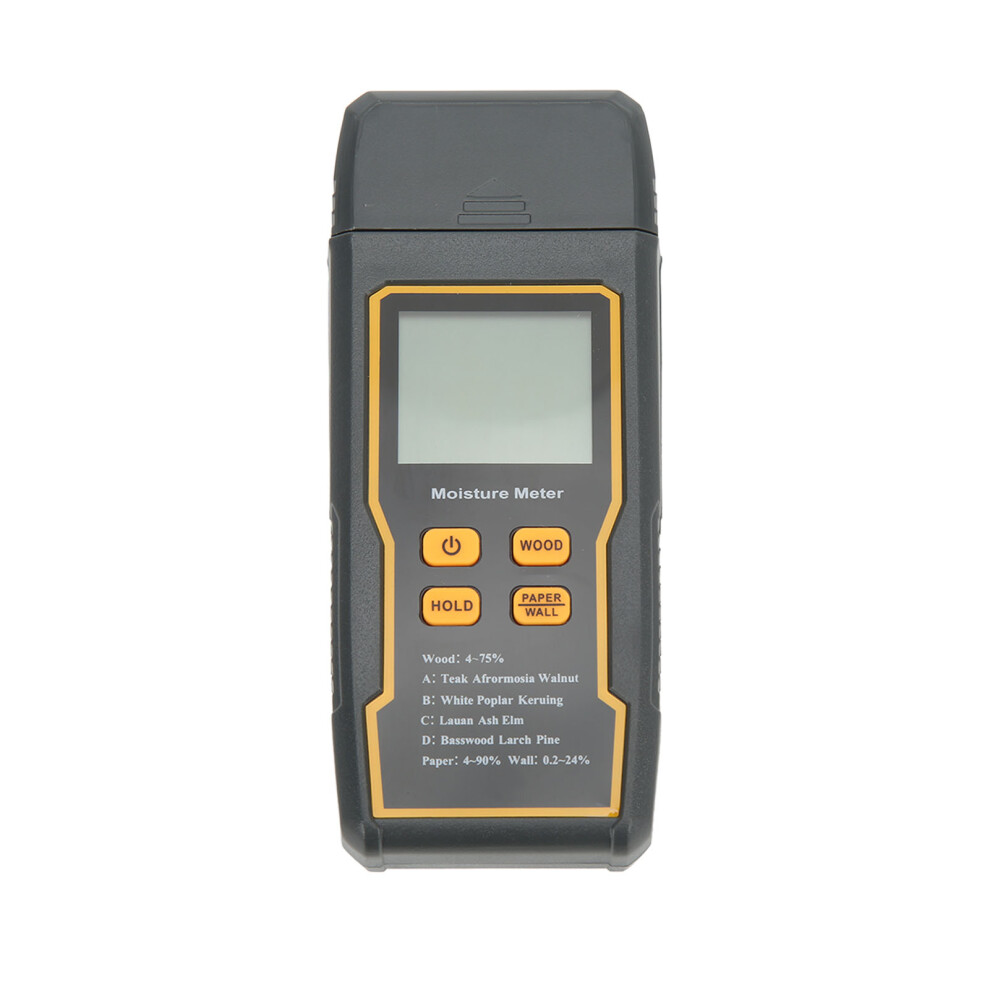 Pin Type Digital Moisture Meter 4 Measurement Modes Backlight Lcd Display Auto Power Off For Wood Paper Wall Floor2 Pin 8421321564873