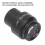 WF10X/23 oculaire dioptrique interface 30 mm lentille 25 mm 9