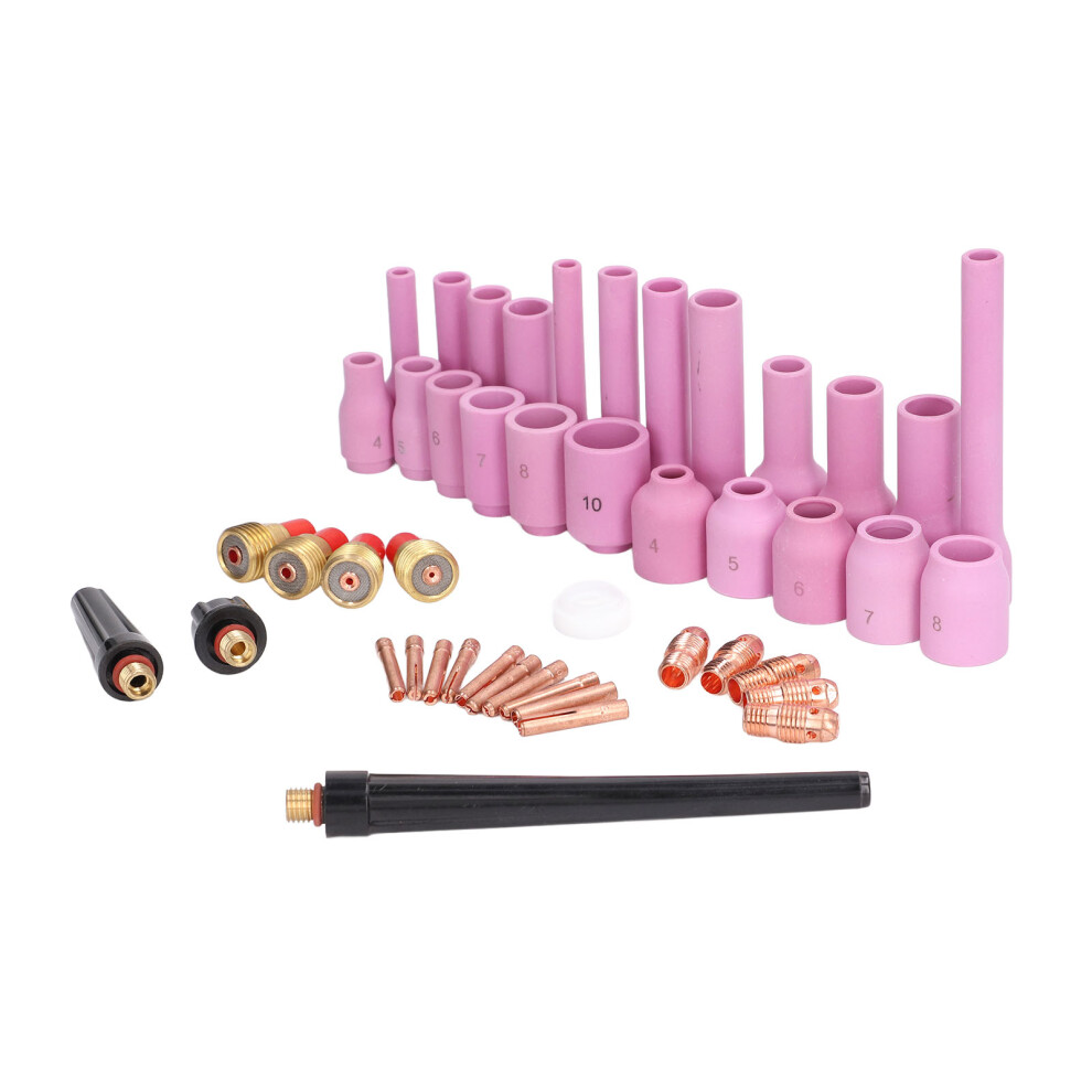 46Pcs TIG Welding Accessory Cup Gasket Collet Lens Tool Set Kit for SR WP 9/20/25-image-OPC-PHVPS9V-NEW