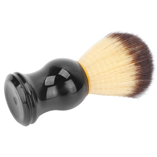 Pennello da barba 100 mm 1 pezzo pelo morbido modello legno 2
