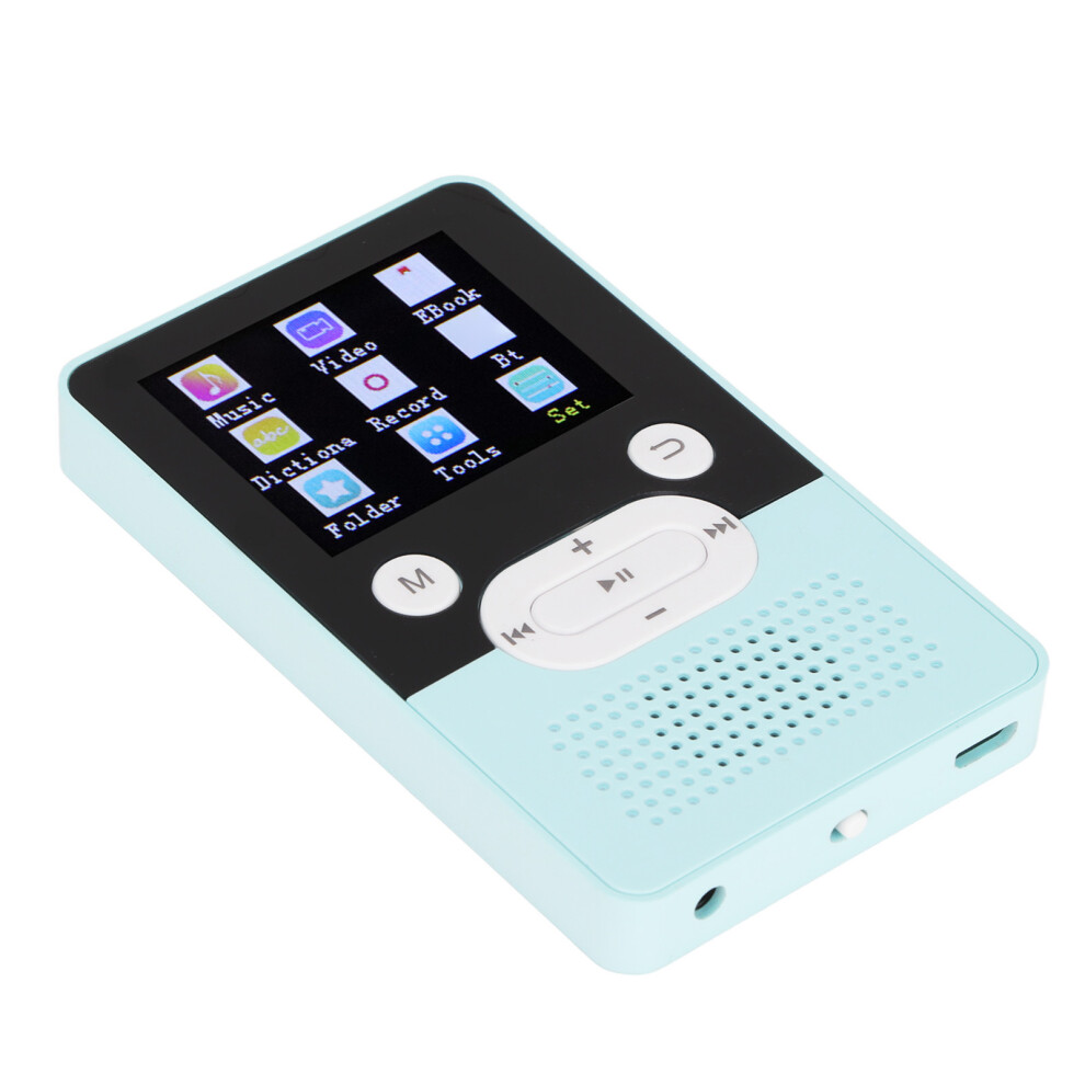 T9 Mp4 Player 1.8 Inch Color Screen Lossless Sound Mp3 Player With Bluetooth 4.2 Supports Memory Card Expansionblue 4Gb 4091321565749