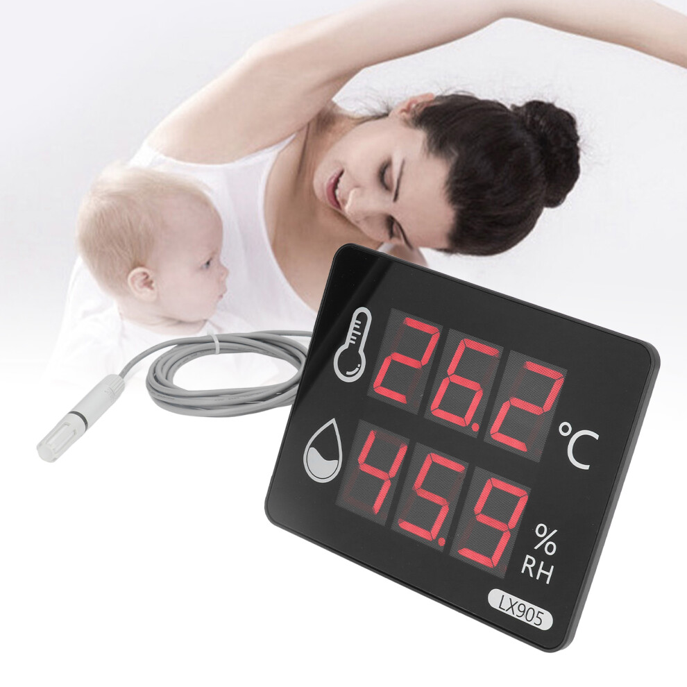 Temperature Humidity Sensor Gauge Led Digital Monitor Indicator Meter Lx905âC 100Â240V 4031321563987