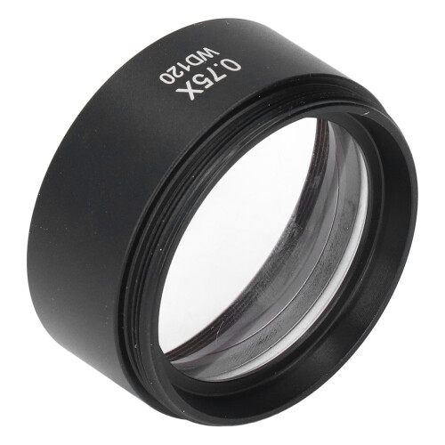 Lentille de microscope 0,75 120 mm M48 en alliage d'aluminium
