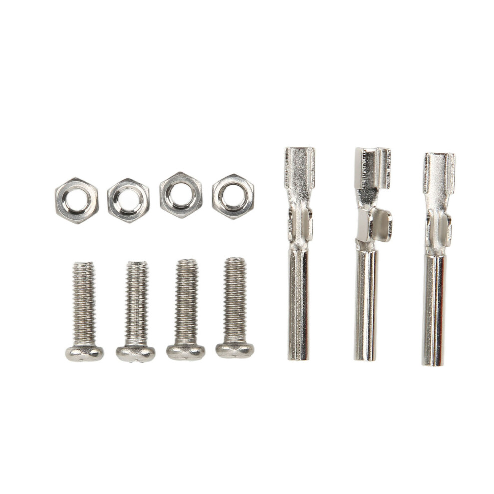 Club Car Charger Receptacle Plug 3 Pin Terminals Contacts Wire Connectors with Screw Nut 604321 Replacement for EZGO RXV
