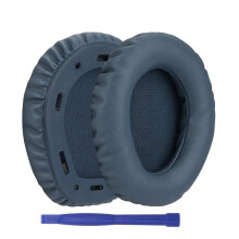 (blue, Standard Size) Protein Leather Replacement Earpads Ear Cups Pads Cushions Repair Parts For Jbl Quantum 100 Q100 Wireless Headphones Headsets