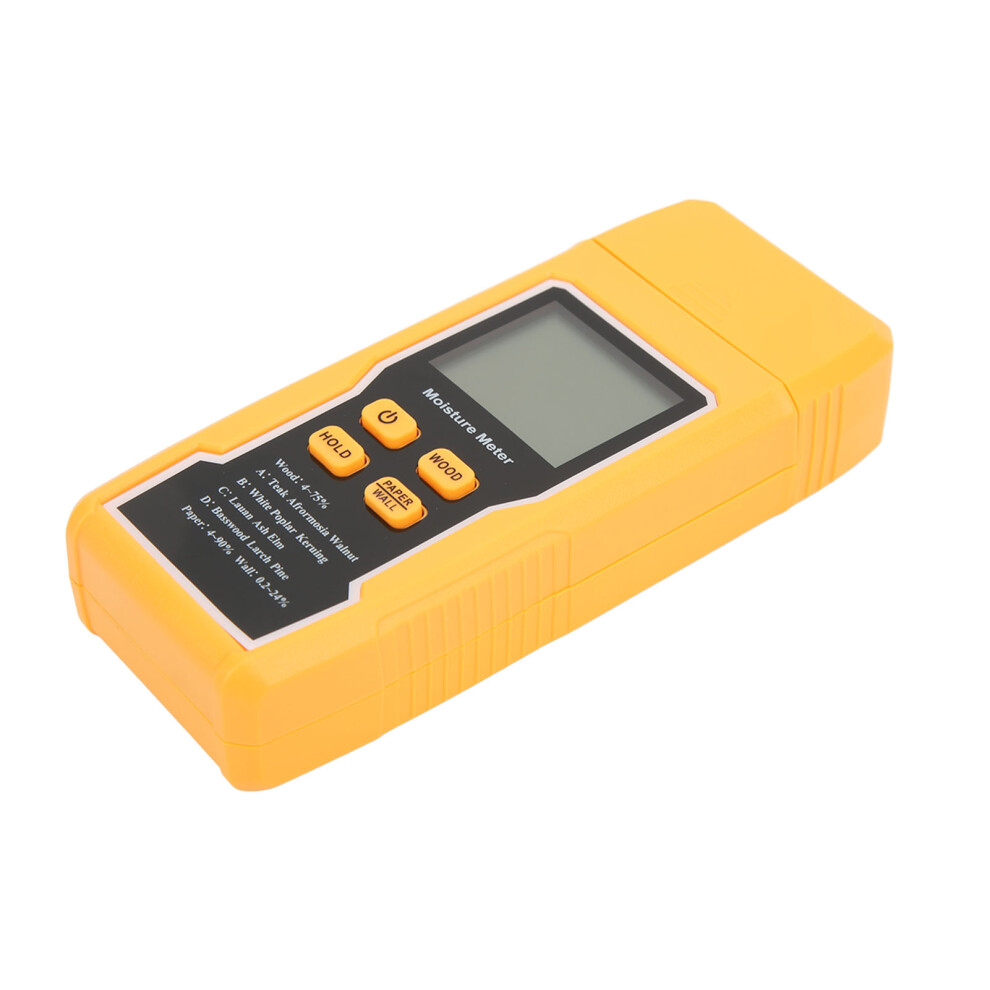 Wood Moisture Meter Humidity Tester Pin Type Large Lcd Display With Backlight For Firewood Paper Wall Materials2 Pin 8181321564869