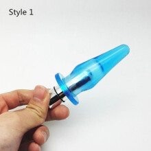 (blue) Sex Powerful Jelly Toys Butt Plug Vibrator, Sex Toys Sex Products For Adults