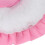 Cuscino di supporto per il collo a forma di U rosa, cuscino per il viso 10