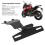 Support de plaque LED noir pour CRF300L/CRF250L 2021-22 5