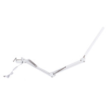 Lámpara LED de pinza con brazo largo 12W 14.0-14.6 pulgadas blanca
