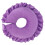 Cuscino di supporto per il collo a forma di U, cuscino per il viso, viola 3