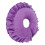 Cuscino di supporto per il collo a forma di U, cuscino per il viso, viola 12