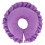 Cuscino di supporto per il collo a forma di U, cuscino per il viso, viola 2