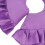 Cuscino di supporto per il collo a forma di U, cuscino per il viso, viola 10
