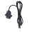 Cable de carga USB de 1,5 m, 5 V 2 A, soporte de abrazadera ABS 8