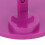 Support de vernis à ongles en ABS violet, base large, clip 8