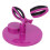 Support de vernis à ongles en ABS violet, base large, clip 7