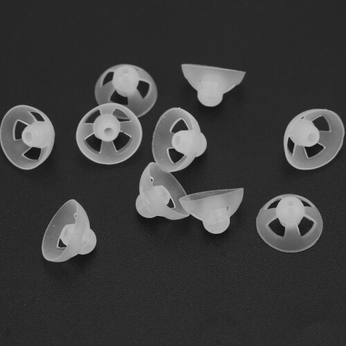 Dômes auditifs en silicone à couche unique, 10 pièces, 9 mm 2