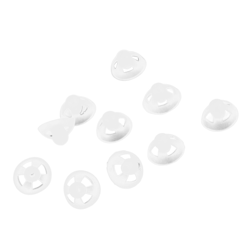 10PCS Hearing Aid Domes Single Layer Hearing Aid Ear Tips Washable Breathable Anti Static Soft Silicone Hearing Aid Ear Tip9mm
