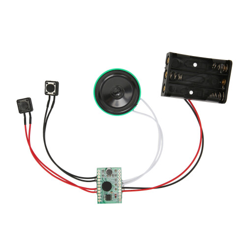 Module d'enregistrement 4min, haut-parleur 40x4mm 31x21mm PCB