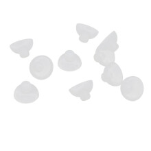 10 pièces de dômes en silicone fermés pour aide auditive 12 mm