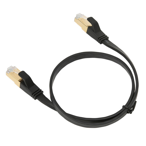 Cavo Ethernet Cat8 40 Gbps 2000 MHz RJ45 0,5 m Nero 2