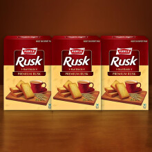 Parle Premium Rusk – 600g (Pack of 3)