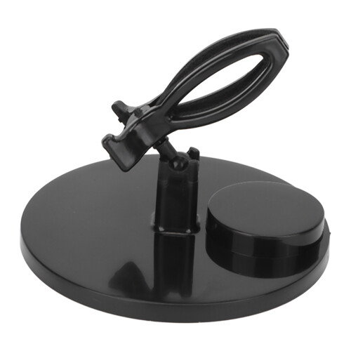 Support pour vernis à ongles, base large, clip noir. 1