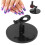 Support pour vernis à ongles, base large, clip noir. 15