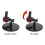 Support pour vernis à ongles, base large, clip noir. 12