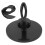 Support pour vernis à ongles, base large, clip noir. 11