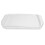 3 piezas de bandeja rectangular de PP engrosada 30,3 x 43 cm blanca 2