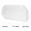 3 piezas de bandeja rectangular de PP engrosada 30,3 x 43 cm blanca 11