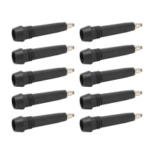 10 piezas de puntas de acero de tungsteno para bastón Alpenstock 8x1.5cm