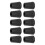 Walking Pole Rubber Tips Universal Round Head Shock Absorbing Hiking Pole Feet Cover 10pcs 1
