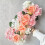Centro de mesa de flores para boda 50x25 cm seda 3