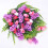 Corona de flores artificiales 60x40cm verde/rojo/amarillo 3