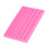 Molde de silicona 3D de cuerda tejida perlada rosa 7.7oz 6