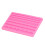 Molde de silicona 3D de cuerda tejida perlada rosa 7.7oz 9