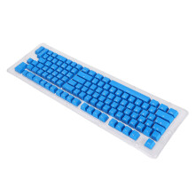 Capuchones de teclas para 117 teclas, altura OEM, azul oscuro y blanco
