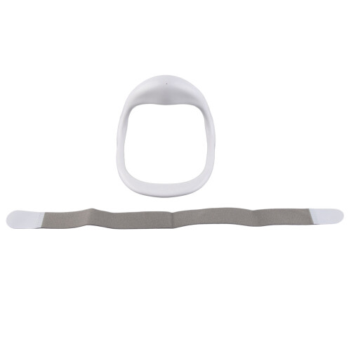 Collar cervical portátil de PP, correa de 46 cm, cuello 18x14 cm 1