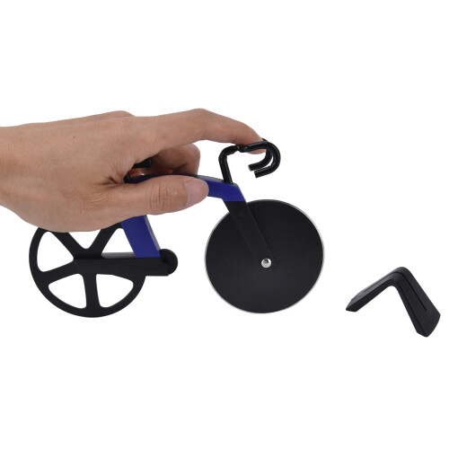 Coupe-pizza vélo bleu 18,5 cm x 11 cm 130 g