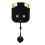 Contapunteggio per golf a due mani portatile mini reset con un solo tocco nero e giallo 4